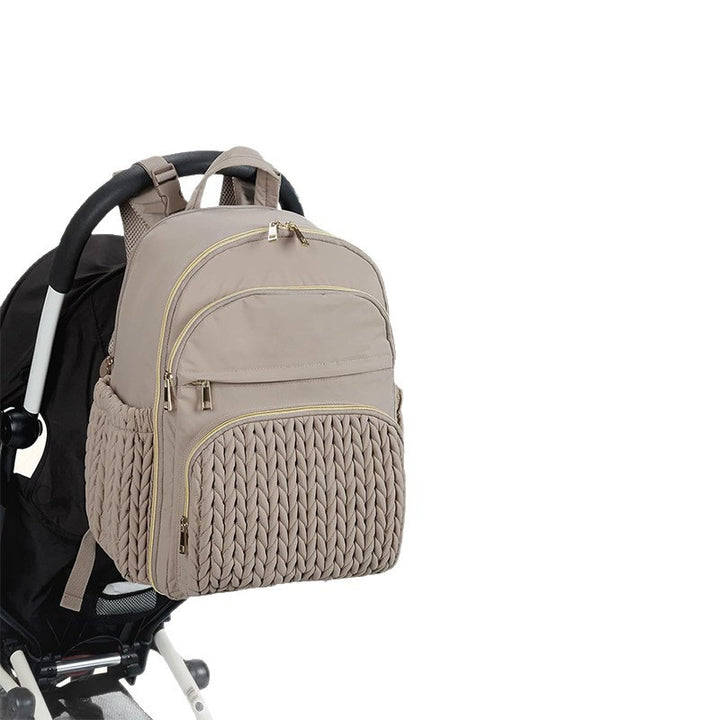 Trendy Backpack with Braided Design Bowlift
