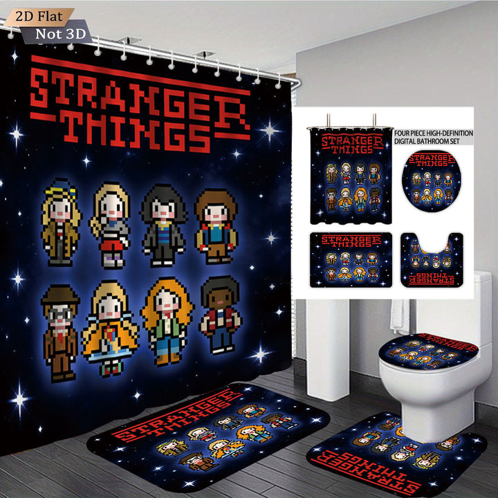 Stranger Things Adventure-Themed Digital Bathroom Set Bowlift
