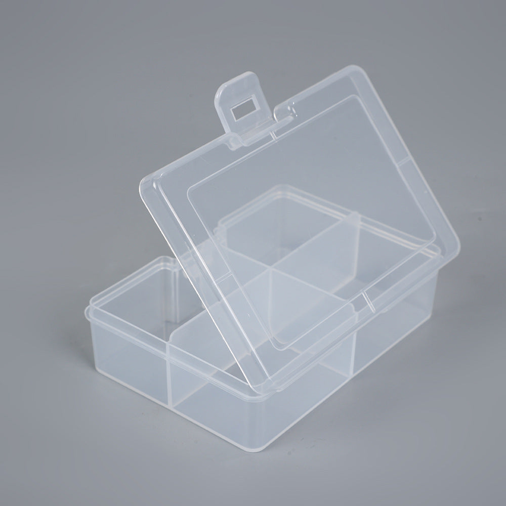 Transparent Multi-Section Craft Storage Box Bowlift
