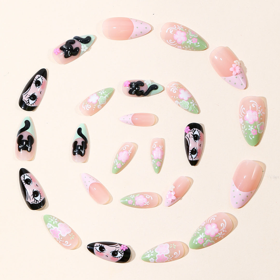 Artistic Character Nail Art Bowlift