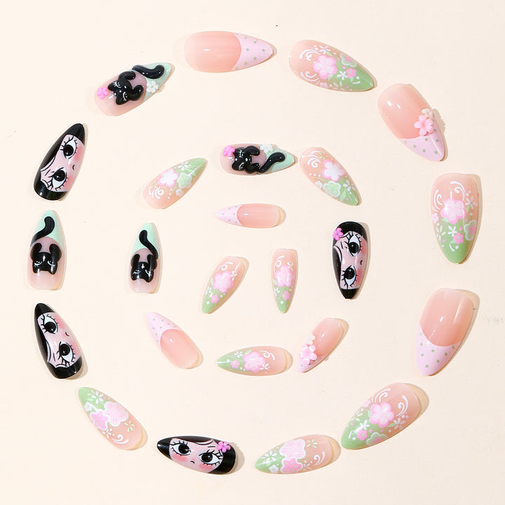 Artistic Character Nail Art Bowlift