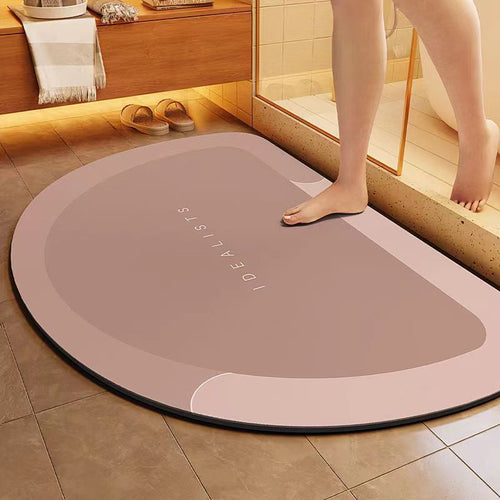Round Bathroom Mat
