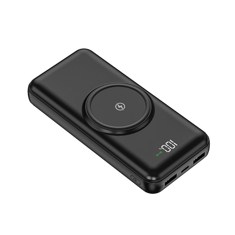Portable power bank with wireless fast charging function and intelligent charge indicator Bowlift