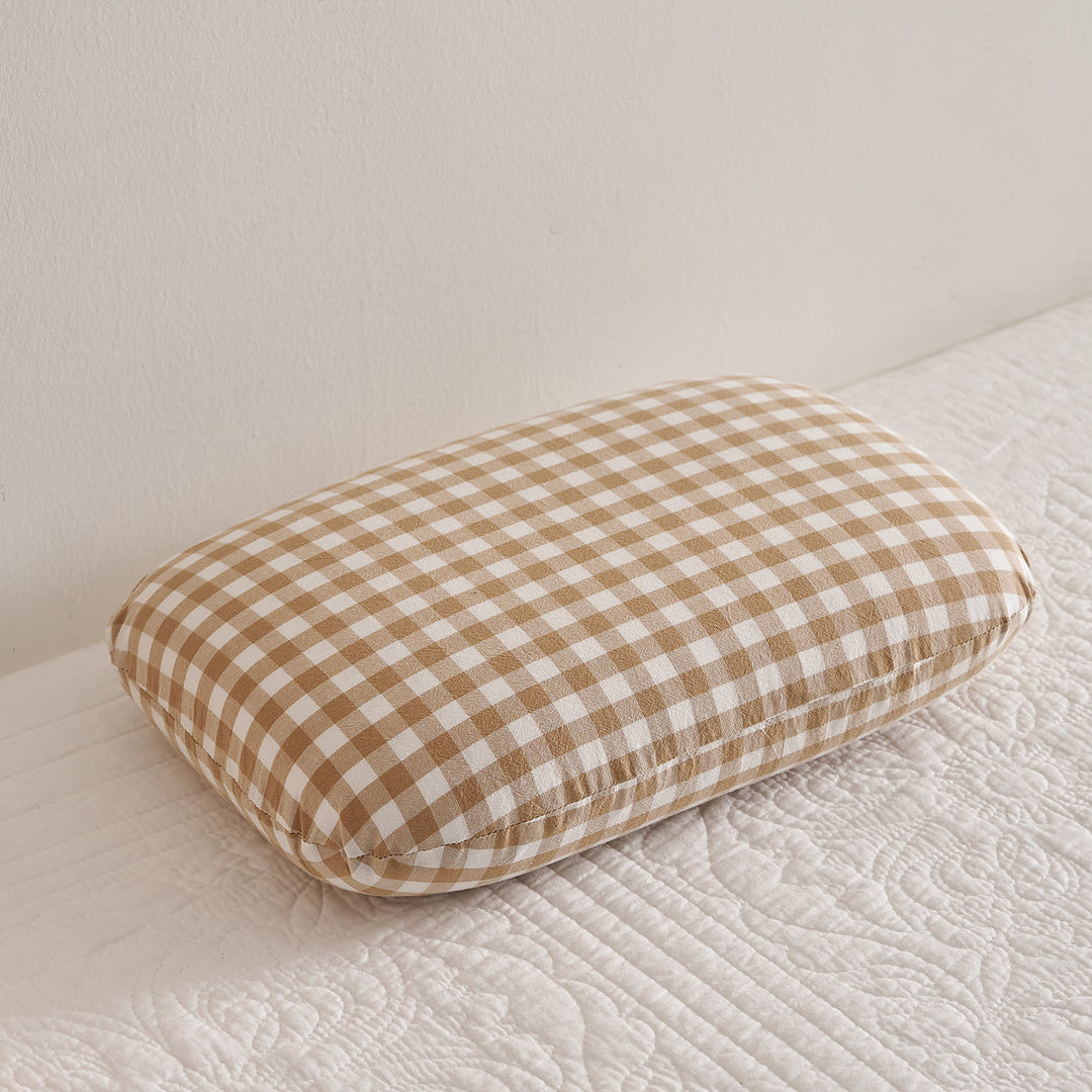 Comfort Pillow with Checked Design Bowlift