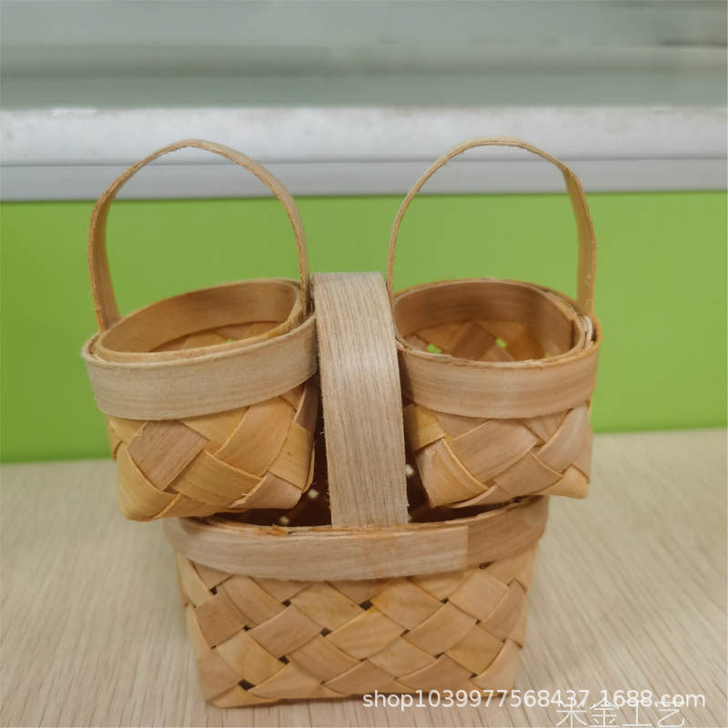 Handwoven Decorative Miniature Baskets Bowlift