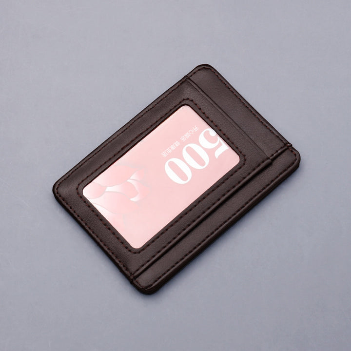 Transparent Window Card Holder