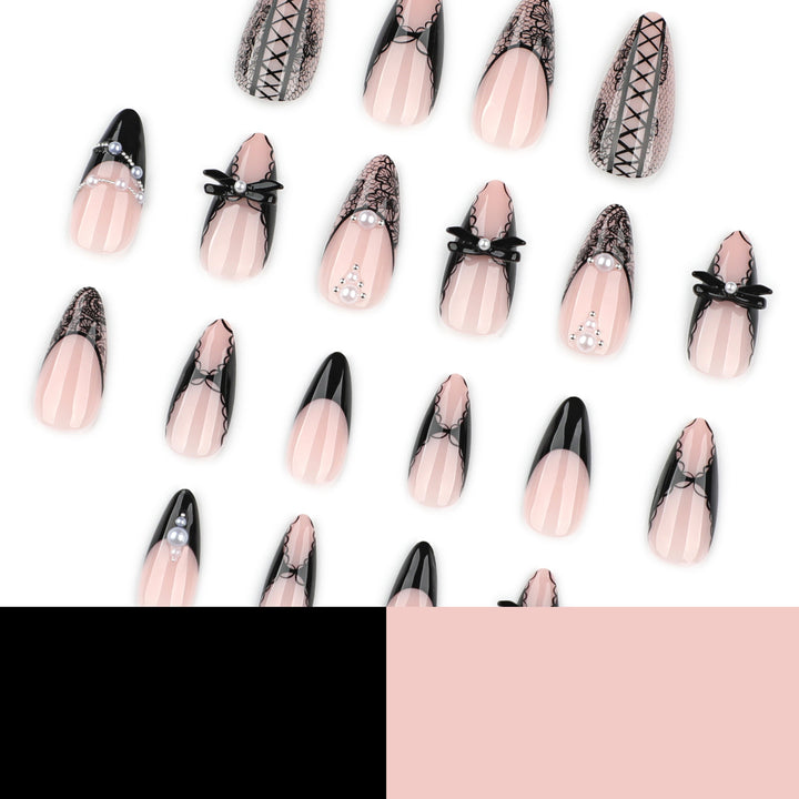 Artful stiletto nails with spike decoration Bowlift