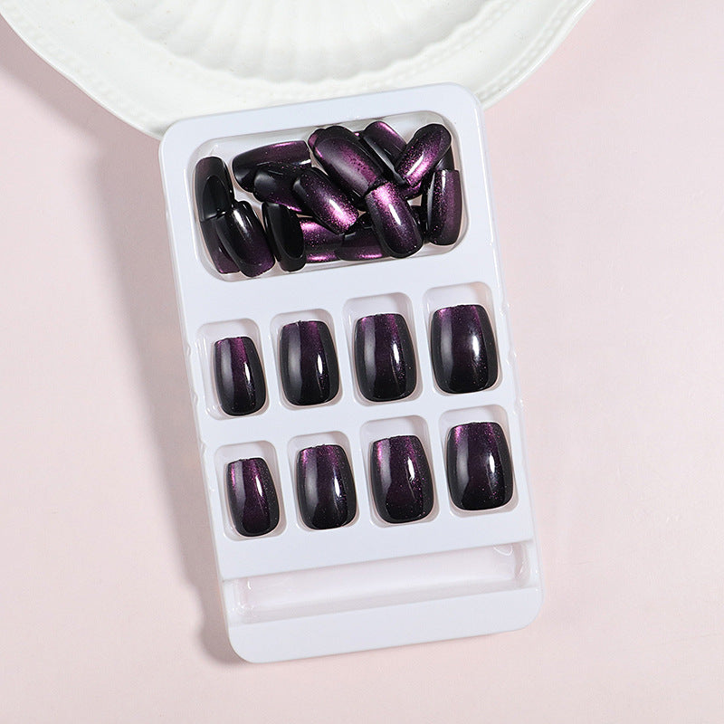 Glossy Square Press-On Nails Bowlift