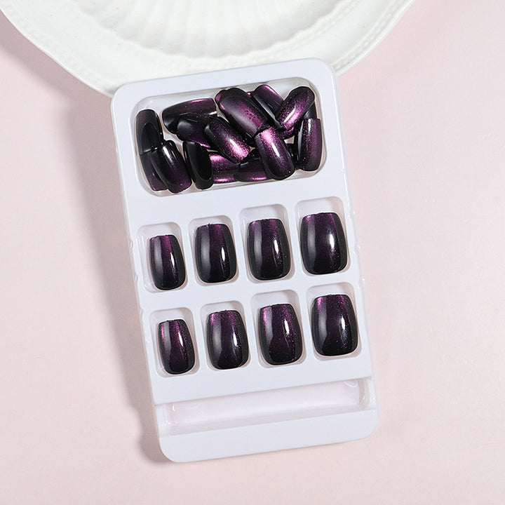 Glossy Square Press-On Nails Bowlift