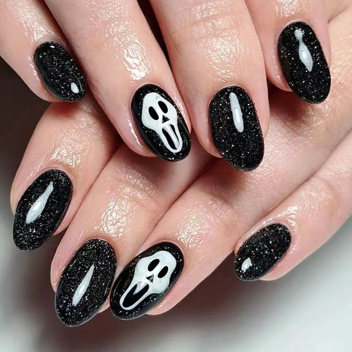 Creative Gothic Press-On Nail Art Set Bowlift