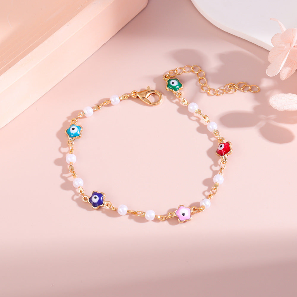 Colorful Charm Ankle Bracelet Bowlift