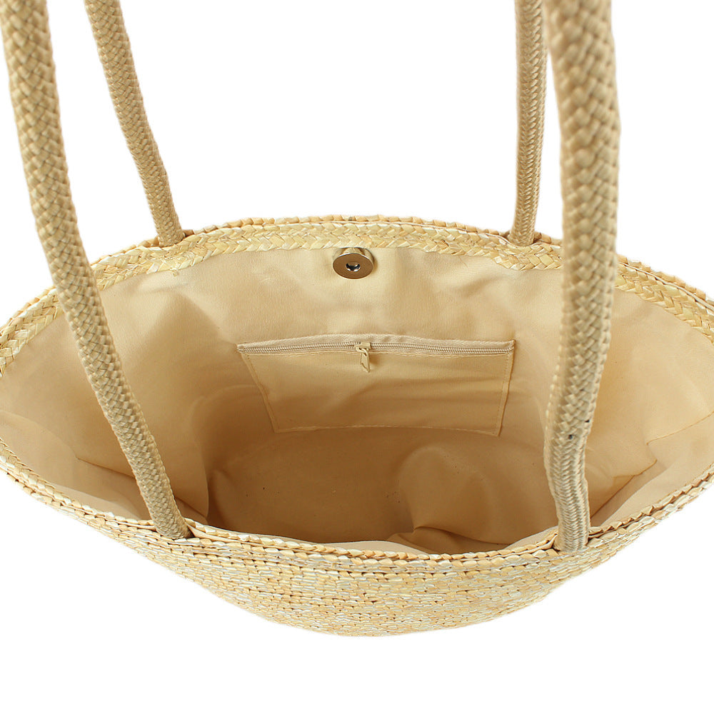 Spacious basket bag with pocket Bowlift