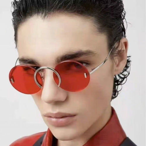 Women's fashionable round sunglasses with innovative metal frame Bowlift
