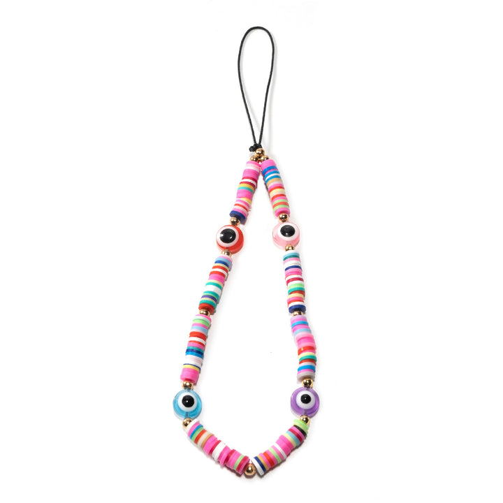 Beaded Smile Face Eyewear Chain Bowlift
