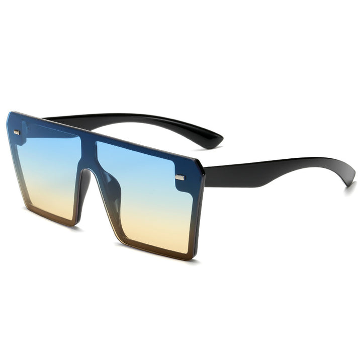 Women's Oversized Sunglasses in Futuristic Design Bowlift