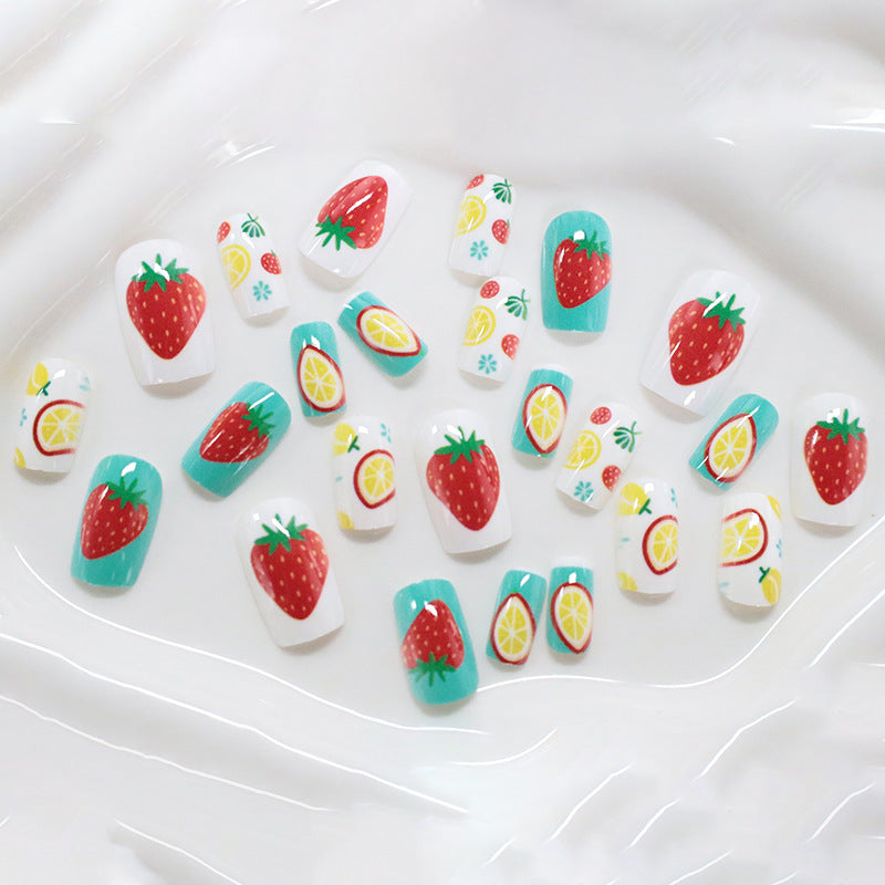 Artistic Fruit-Themed Nail Art Bowlift