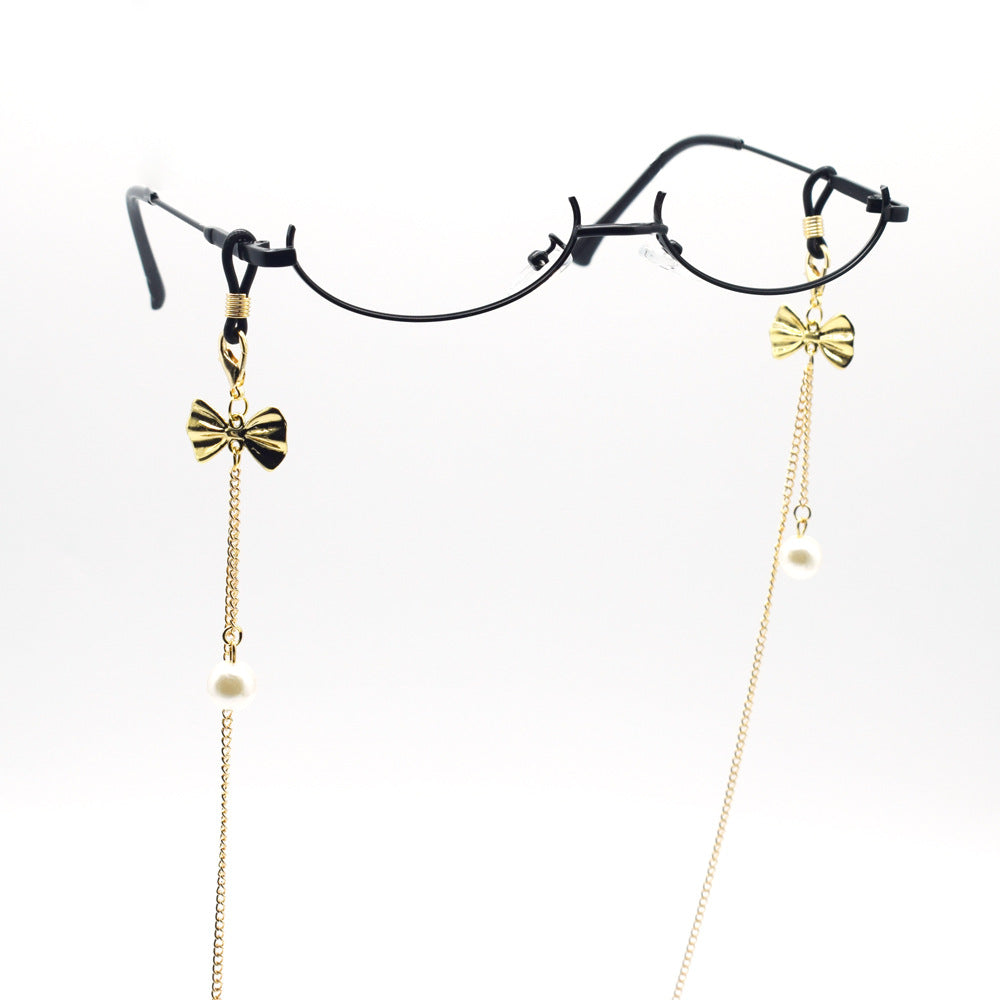 Elegant Double Chain Eyewear Holder Bowlift
