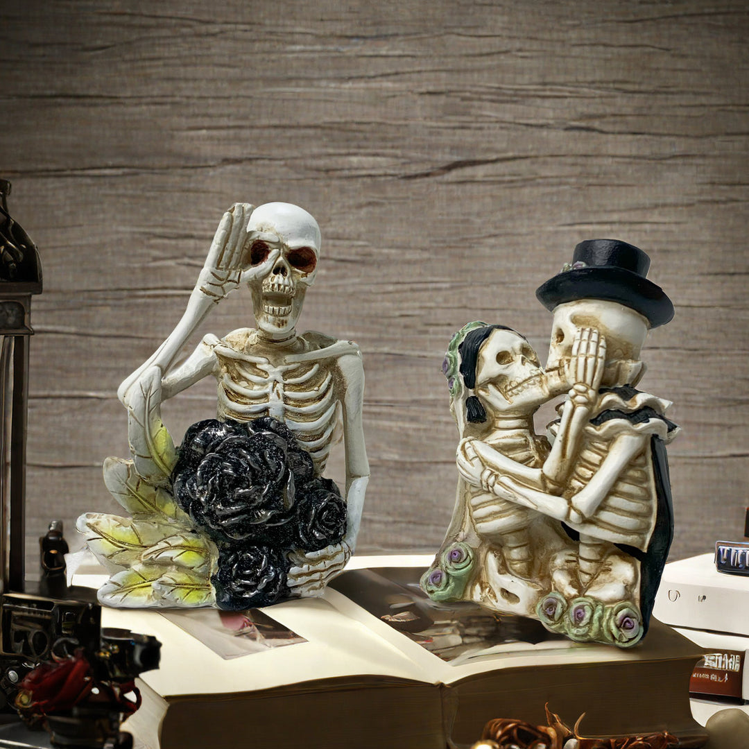 Romantic Skeleton Figure Bowlift