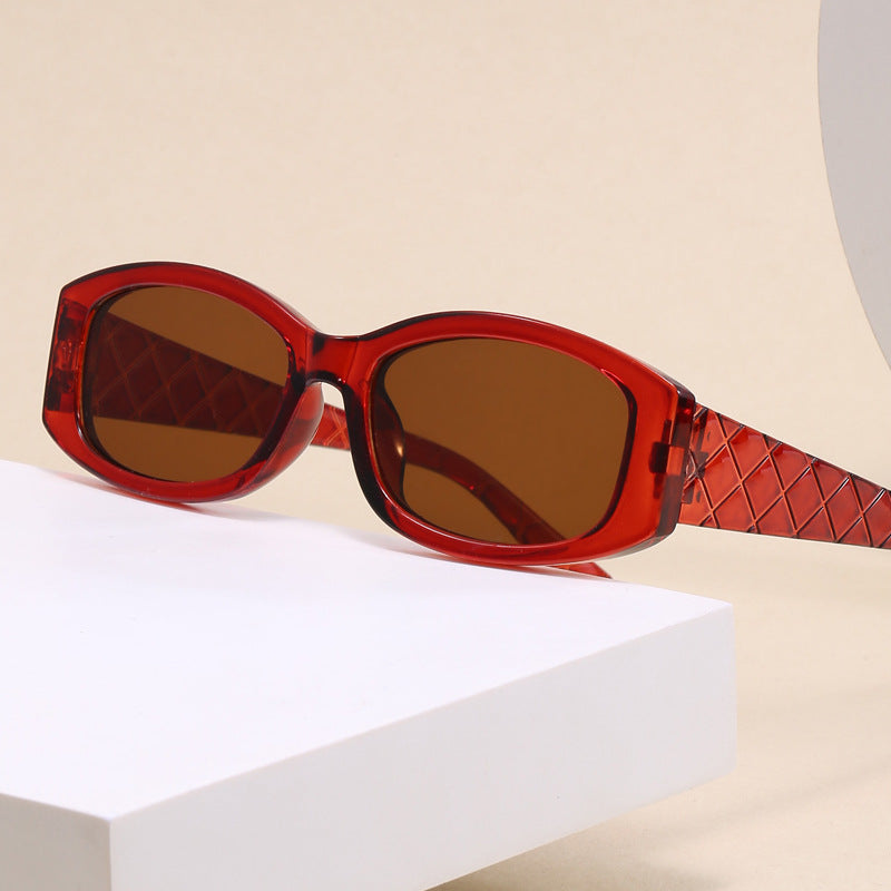 Women's Fashionable Retro Sunglasses with Square Frame Bowlift
