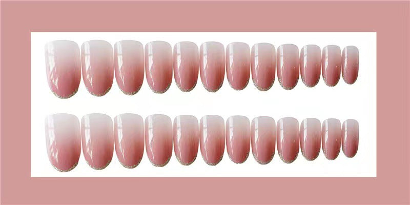 Elegant Ombre French Tip Nail Extensions Bowlift