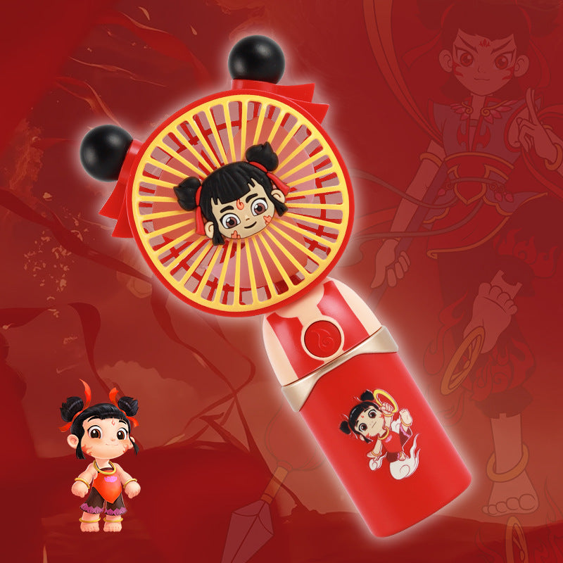 Unisex Portable Hand Fan in Comic Design Bowlift