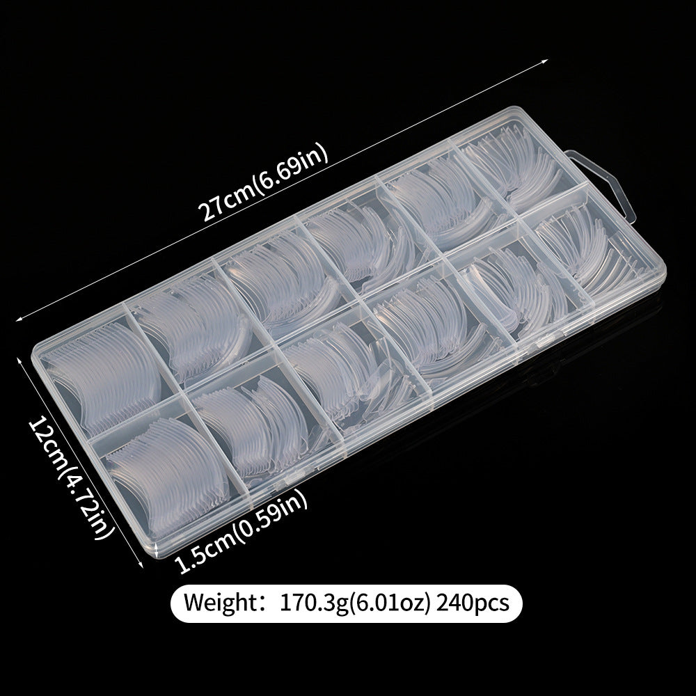 Premium Long Stiletto Nail Tip Set Bowlift