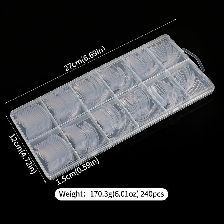 Premium Long Stiletto Nail Tip Set Bowlift