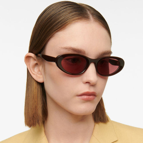 Ladies Designer Sunglasses in Modern Oval Design Bowlift