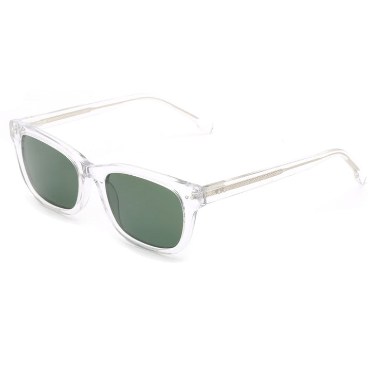 Women's trendy square sunglasses with transparent frame Bowlift