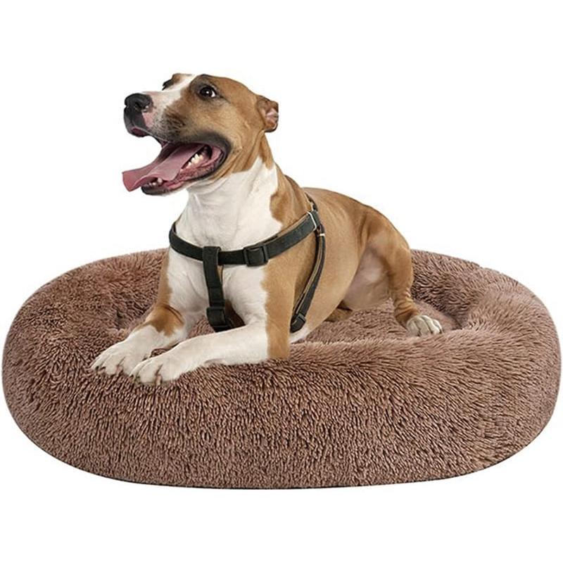 Plush Round Orthopedic Dog Bed