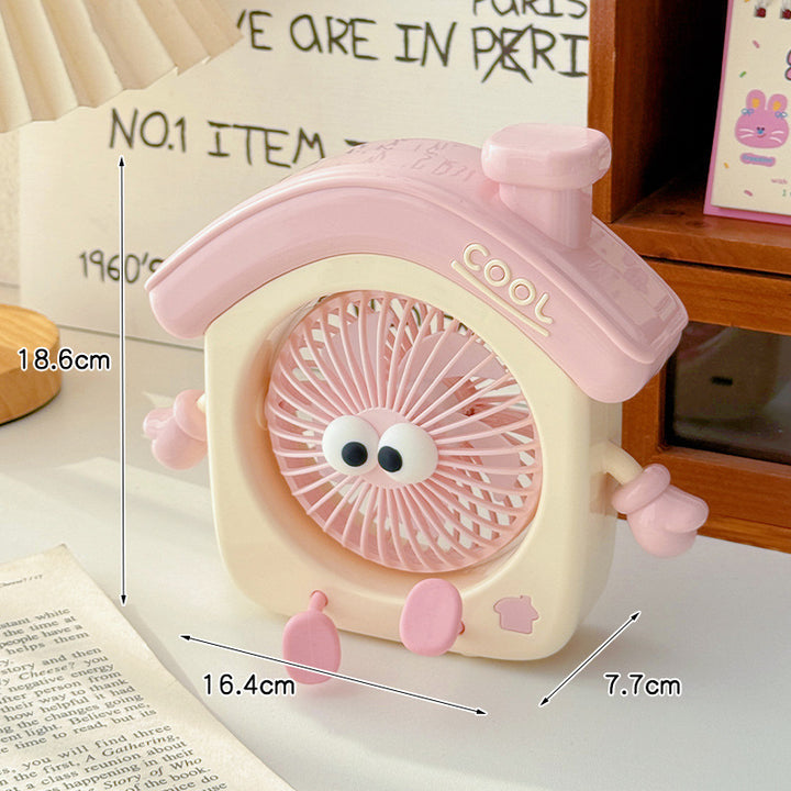 Ladies Portable Mini Fan with Cute Design Bowlift