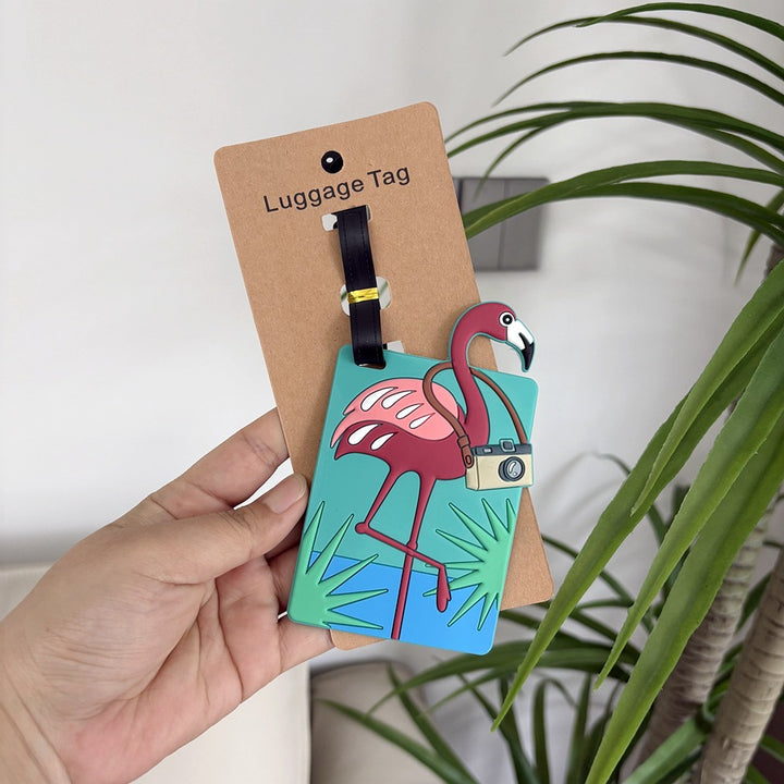Cute Panda-Themed Luggage Tag Bowlift