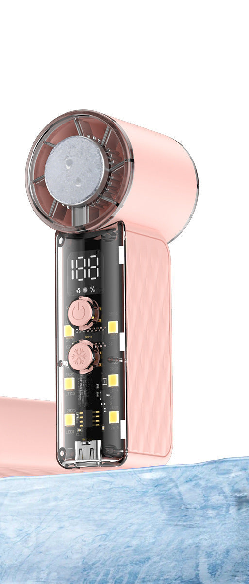 Unisex High-Performance Rechargeable Cooling Fan Bowlift