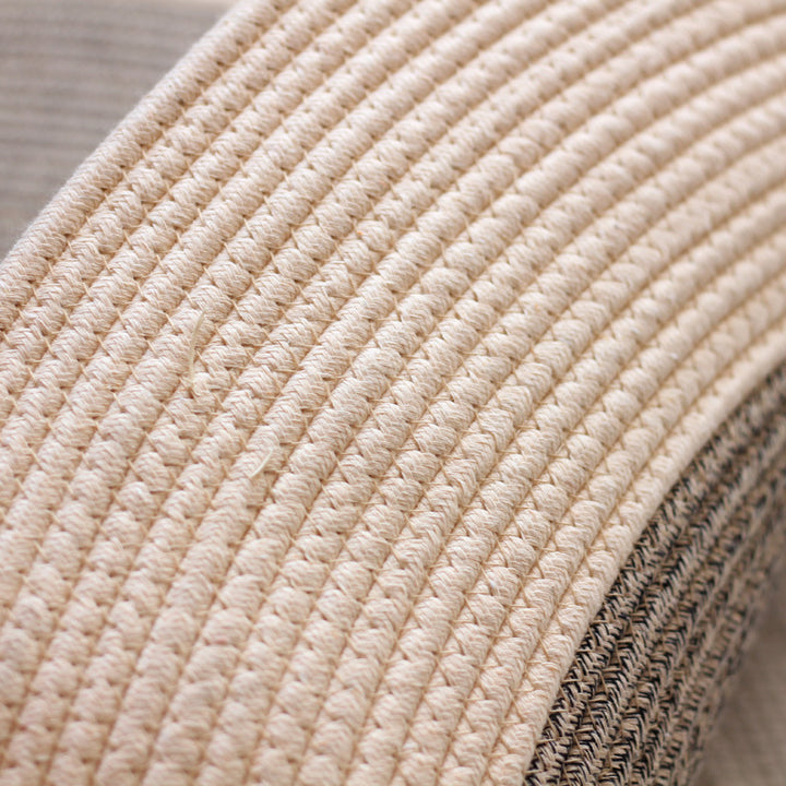 Round woven rug Bowlift