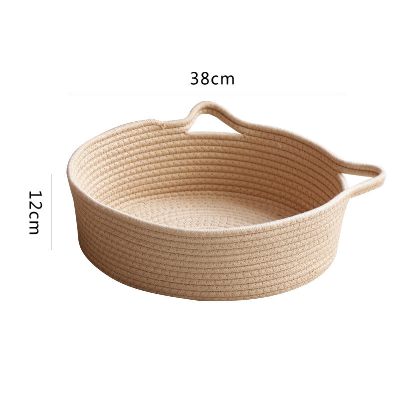 Decorated basket with practical handles Bowlift