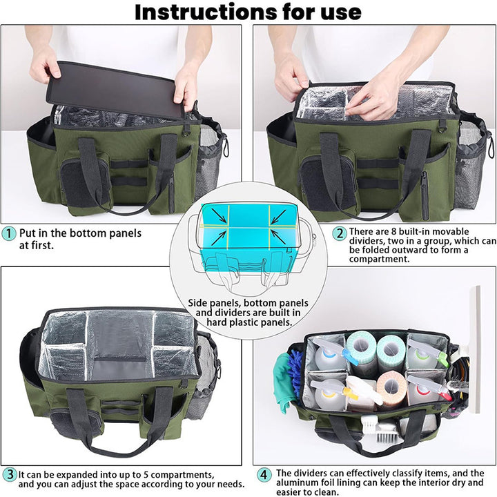 Multifunctional Cleaning Organizer Bag Bowlift