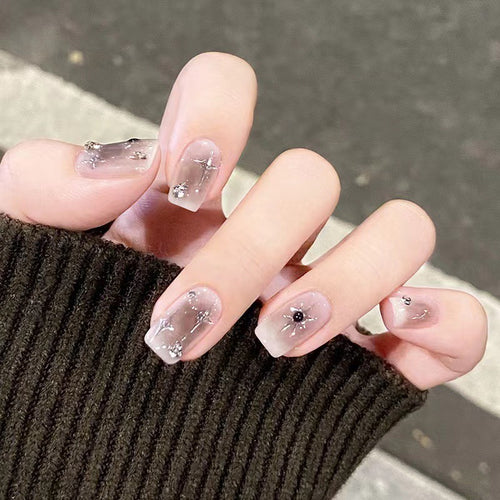 Elegant Glitter Nails Bowlift