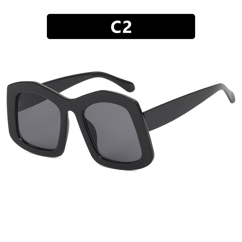 Women's large sunglasses with fashionable design and UV protection Bowlift