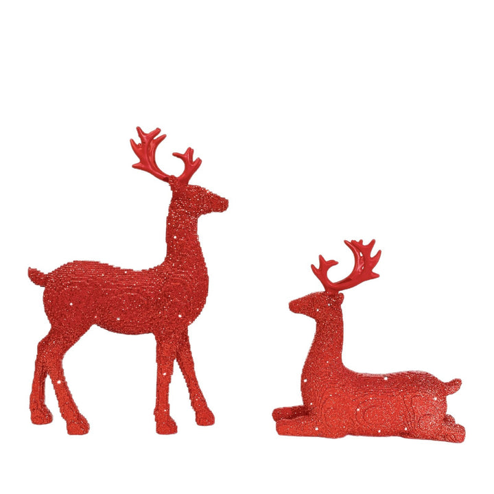 Elegant Christmas decoration in the form of reindeer Bowlift