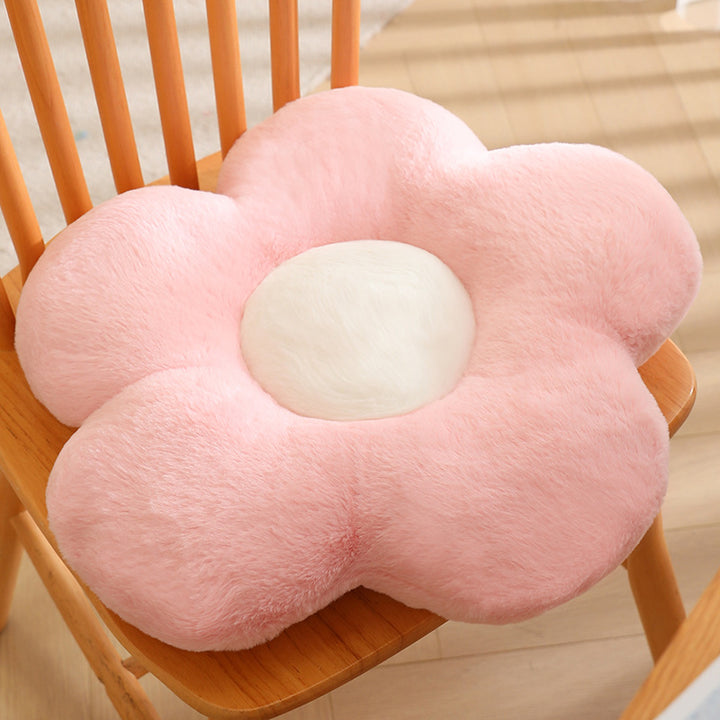 Plush seat cushion in flower shape Bowlift