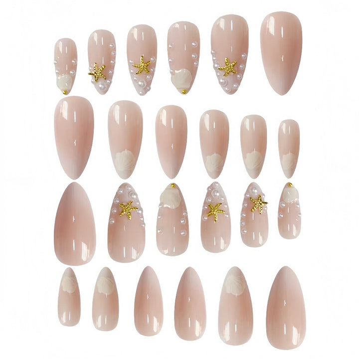 Shell-Inspired Nail Art Extensions Bowlift