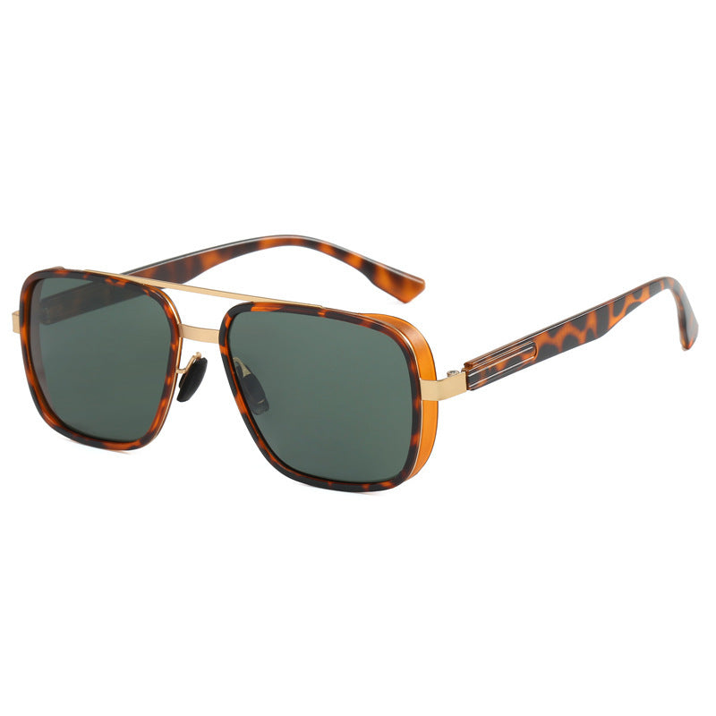 Ladies elegant square sunglasses with high-quality metal frame Bowlift