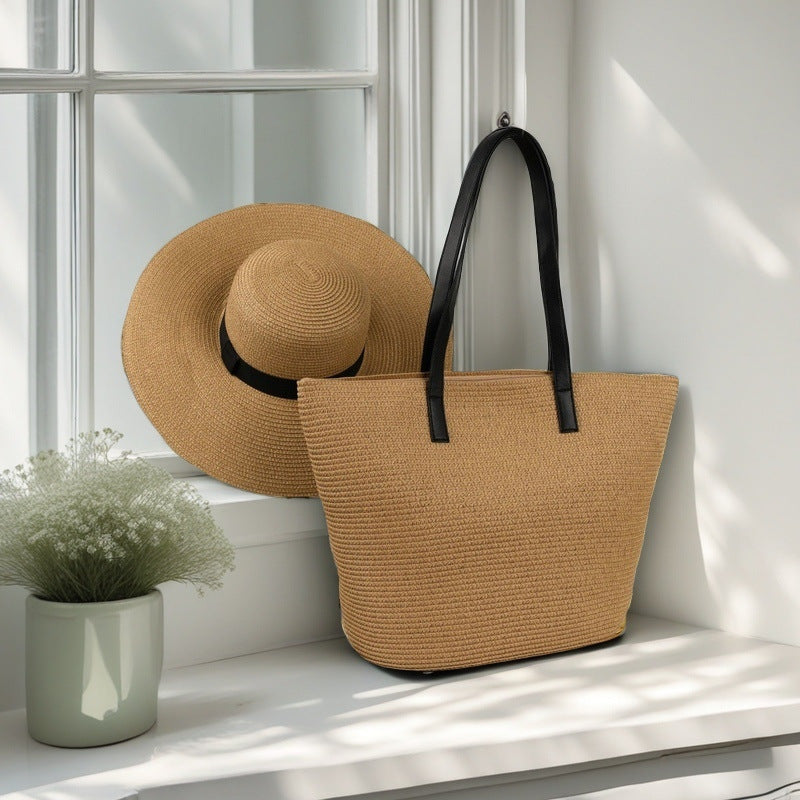 Beach bag with colorful stripes Bowlift