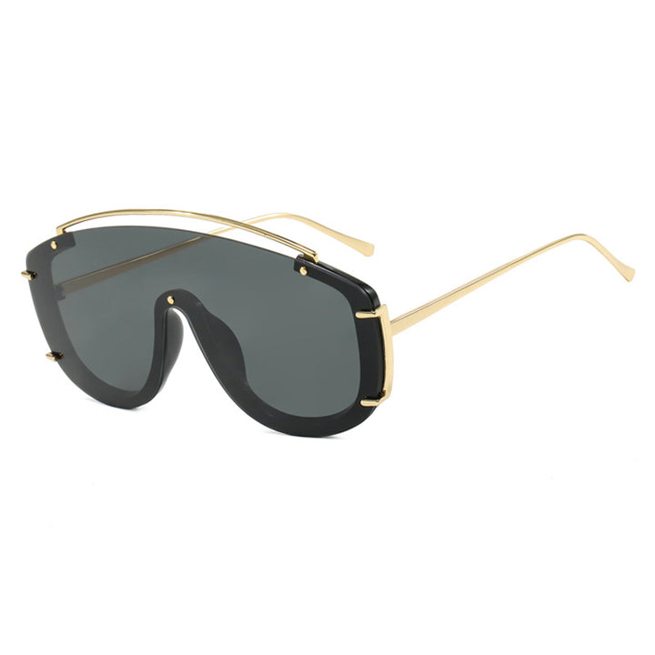 Ladies futuristic oversized sunglasses Bowlift