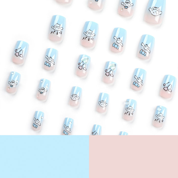 Artful Nail Extensions with Animal Motifs Bowlift