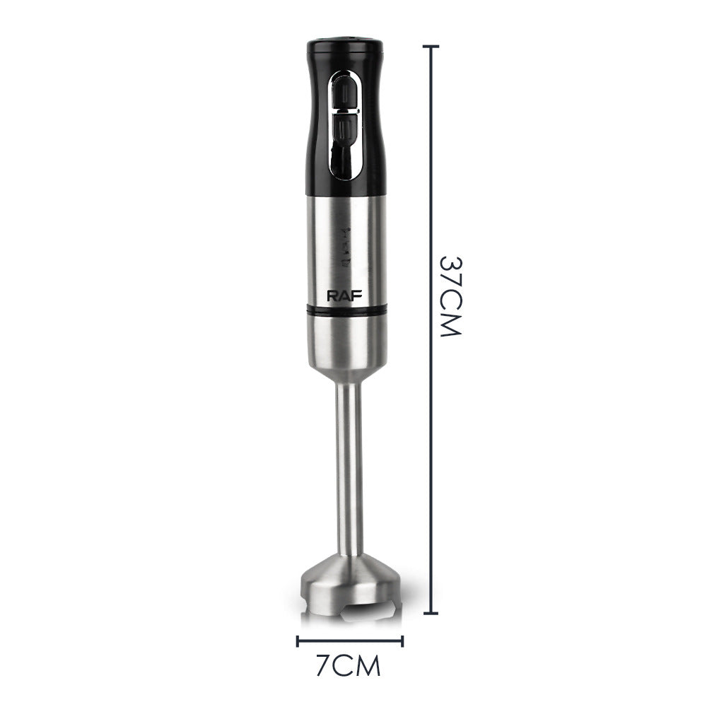 High-Powered Handheld Immersion Blender with Stainless Steel Blades Bowlift