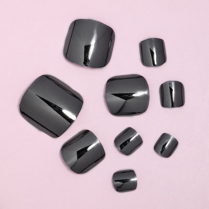 Premium Glossy Square Press-On Nails Bowlift