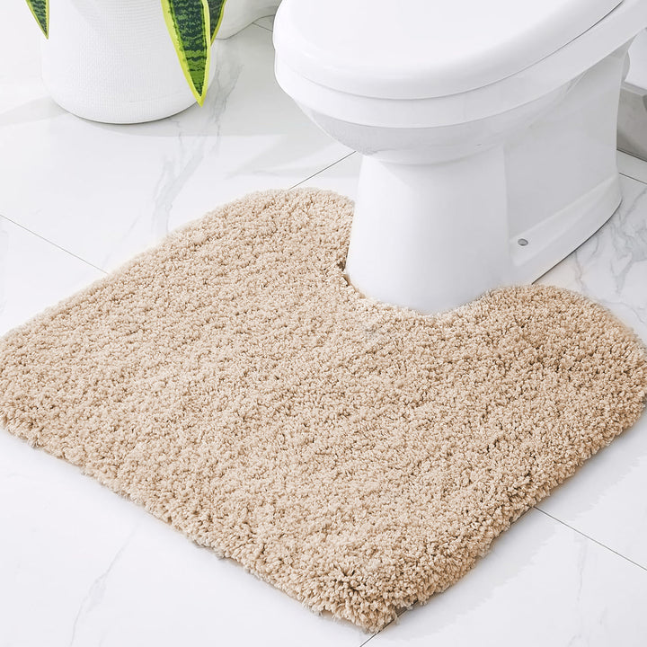 Plush Bathroom Toilet Mat Bowlift