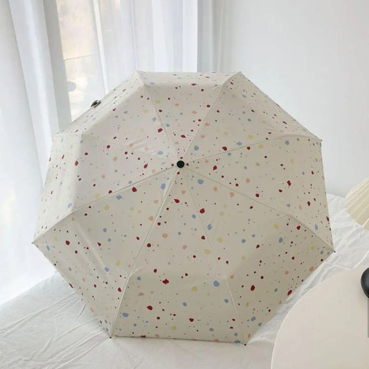 Women Rainbow Coated Umbrella Bowlift