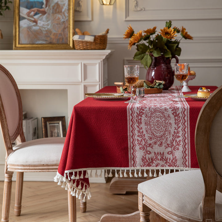 Decorative Geometric Tablecloth